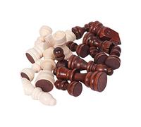 Wood International Chess Piece Set of 32 Padded Felt Bottom 2 In