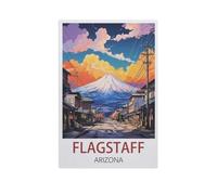 Wood Jigsaw 1000 Piece，Flagstaff Arizona，Educational Toys For Adult Birthday Gift（75x50cm）-L2