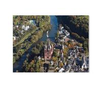 Wood Jigsaw 1000 Piece,LIMBURG an der Lahn, the Limburger Cathedral,Educational Toys For Adult Birthday Gift(75x50cm)-Z2