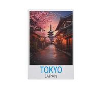 Wood Jigsaw 1000 Piece，Tokyo Japan，Educational Toys For Adult Birthday Gift（75x50cm）-L82