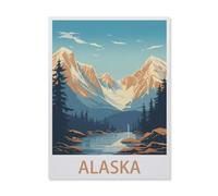Wood Jigsaw Puzzle 1000 Pieces,Alaska,Adult Children Toys Decompression Game(75x50cm)-F23