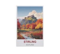 Wood Jigsaw Puzzle 1000 Pieces，Stirling Scotland，Adult Children Toys Decompression Game（75x50cm）-H43