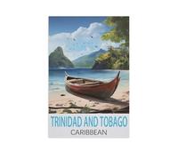 Wood Jigsaw Puzzle 1000 Pieces，Trinidad And Tobago Caribbean，Adult Children Toys Decompression Game（75x50cm）-FP79