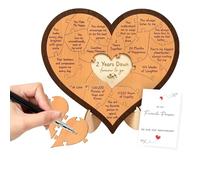 Wood Jigsaw Puzzles Heart,Romantic Anniversaries Souvenir | Table Decoration Puzzles | for Couples Boyfriend Girlfriend Husband Wife Parents Wedding Date Night Valentine's Day Christmas