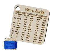 Wood Knitting Gauge Wooden Guide Knitting Tool for Spinners