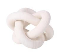 WOOD KNOTS DECORATION - Hand Carved Boho Style Chain Sculpture | Rustic Wood Decor Accent for Coffee Table, Bookshelf, Tray, , Living Room, Display