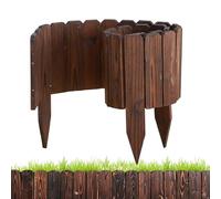 Wood Landscape Edging - Landscape Edging Panel - Decorative Outdoor Yard Fence - for Homeowners Landscapers Dog Owners Pet Parents Yards Flower Beds Backyards Patios Lawns Parks Pathways