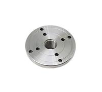 wood lathe accessories, 3D 4 "inch 100mm Wood Lathe Chuck Faceplate M33 X 3.5/1 Inch X 8TPI Thread Flange Faceplate Woodworking Turning Tools Accessories(M18 X 2.5)