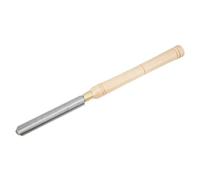 Wood Lathe Chisel, 25mm HSS Woodturning Bowl Gouge High Speed Steel Woodworking Carving Hand Chisel with Wooden Handle Roughing Gouge Turning Tool for Carpenter