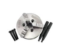 Wood Lathe Chuck 100mm 3 Jaw Lathe Chuck K01-100B Manual for Mini Wood