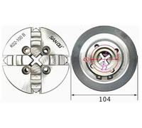 Wood Lathe Chuck 100mm 4 Jaw Lathe Chuck K02-100B Manual Chuck for Mini Wood Lathe