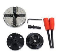 Wood Lathe Chuck 4 / 100Mm 4 Jaw Self Centering Lathe Chuck FourJaws Lathe Chuck Woodworking Lathe Chucks