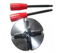 Wood Lathe Chuck 4-Jaw Self-Centering, 1''-8TPI Screw, Clamping Range 0.11''-3.93'', Ideal for Bowl, Pen, Spindle Turning - Perfect for Woodworking Projects