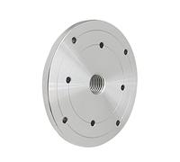 wood lathe chuck, 6 Inch Flange Faceplate Wood Lathe Face Plate for 1 Inch X 8 TPI Threaded Woodworking Turning Machine Chuck