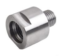 Wood Lathe Chuck Adapter 1-8in Male Thread to 30x3 5mm Female Thread Stainless Steel Locking Screw Secure Connection for Headstock Spindle Woodturning Projects Compatibility