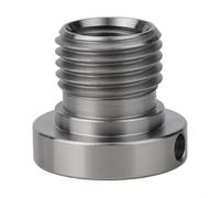 Wood Lathe Chuck Adapter-Screw Thread Spindle Converter 25mm to 18mm for Turning Tools Black 48x48x42mm(33mm to 25mm)