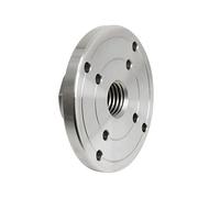 Wood Lathe Chuck Face Plate, M33 X 3.5mm / 1" 8TPI, Thread Flange Faceplate, 100mm Diameter