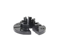 Wood Lathe Chuck Plated Step Round Pin Jaw Set for TASP 100mm 4-Jaw,Woodworking Turning AccessoriesSelf Centering Scroll Chuck (Size : 1 x Step Jaw)