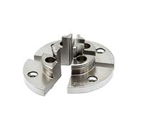 Wood Lathe Chuck Plated Step Round Pin Jaw Set for TASP 100mm 4-Jaw,Woodworking Turning AccessoriesSelf Centering Scroll Chuck (Size : 1 x Step Jaw)