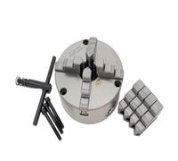 Wood Lathe Chuck Set,4 Jaw Self-Centering 200mm - K12-200 for Bench High Precision Metal Accessory(K12200 Front Mount)