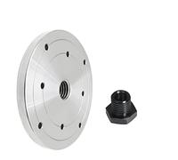 wood lathe chuck, Wood Lathe Chuck Face Plate 1Inch X 8TPI / M18 X 2.5 / M33 X 3.5 Thread Flange Plate Milling Chuck for Wood Turning Tools(150mm M18x2.5)