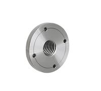 wood lathe chuck, Wood Lathe Chuck Face Plate 1Inch X 8TPI / M18 X 2.5 / M33 X 3.5 Thread Flange Plate Milling Chuck for Wood Turning Tools(75mm 1inchx8tpi)
