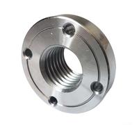 Wood Lathe Face Plate Fit 1-8TPI Thread Turning Machine Chuck Flange Faceplate, Wood Working Lathe Turning Tools Wood Lathe(2inch)