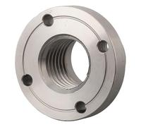 Wood Lathe Face Plate for 1-8tpi Thread Spindle Heavy-Duty Steel Flange Chuck Accessory for Turning Machines - 4 Inch (Also Fits 2 3)(3INCH)