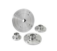 Wood Lathe Face Plate for M33 M18 1 Inch Threaded Woodworking Turning Machine Chuck 2" 3" 4" 6" Flange Faceplate (Color : 75mm-M33x3.5)