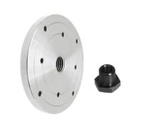 Wood Lathe Face Plate for M33 M18 1 Inch Threaded Woodworking Turning Machine Chuck 3" 4" 6" Flange Faceplate(M18 x2.5-150mm)
