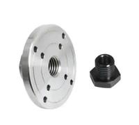 Wood Lathe Face Plate for M33 M18 1 Inch Threaded Woodworking Turning Machine Chuck 3" 4" 6" Flange Faceplate(M18 x 2.5-100mm)