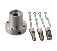 Wood Lathe Faceplate 1 Inch 8 TPI Steel Screw Chuck for Woodturning Bowl Spindle Turning Accessories Compatible with 2 Inch Panel Mounting Hardware Kit