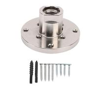 Wood Lathe Faceplate 4 Inch | 1in - 8TPI Spindle Thread for Small Bowl Turning/Woodworking Projects | Robust Steel Construction with Screw Chuck