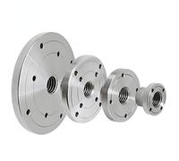 Wood Lathe Faceplate, Manual Face Plate Chuck 2-6 Inches Diameter with Multiple Thread Sizes(150mm M18x2.5)(100mm M18x2.5)