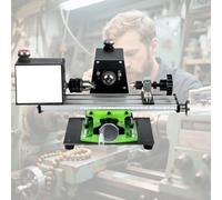 Wood Lathe Machine for Turning, High Power 600W with Precision Drill Chuck for Crafting and DIY Projects