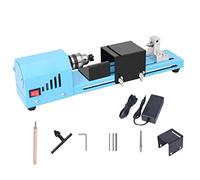 Wood Lathe Mini Lathe Machine 150W Beads Polisher DC 12-24V Benchtop Lathes for DIY Handcraft Making, Benchtop Lathes