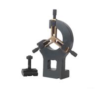 Wood Lathe Steady Rest 3-Point Stabiliser for Mini Lathes WM210V Metal Support Frame Adjustable Contact Points Black Standard Size