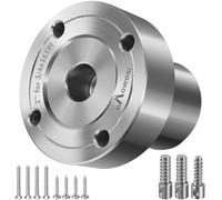 Wood Lathe Steel Faceplate 2" for 3/4" x 16TPI Spindle with Screwchuck