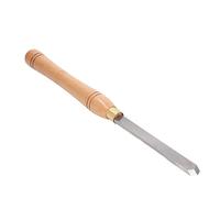 Wood Lathe Turning Tool HSS Lathe Chisel Tool with Ergonomic Beech Handle Oblique Turning Chisel for Woodworking