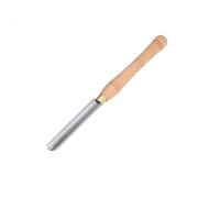 Wood Lathe Turning Tool, Large Inner Arc Ergonomic Lathe Rougher Quenched Edge Finely Ground Beech Handle with Cover for DIY for Hobbyist Turning Tools