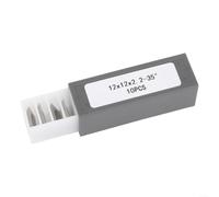 Wood Lathe Turning Tools Carbide Inserts 12x12x2.2mm 4-Sided Indexable Blades for Spiral Planer Head Systems DIY Projects