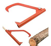 Wood Log Lifter, Wooden Roller Lifter, Wood Lifter Tools, Log Roller Cant Hook Timber Jack Stainless Steel Logging Tool, Steel Log Lifter for Rolling Cutting