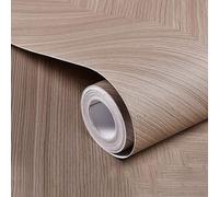 Wood Look Self-Adhesive Table Foil - Glossy PVC Waterproof Cover Easy Peel Tablecloth Wallpaper for Kitchen Dining Room & Office (Choose 6 120x300cm)