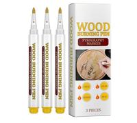 Wood Marker Pen - Oil Based Burning Pen for Drawing and Art, Easy to Use Tool for Precision Burning Effects | Marker for Bass, Walnut, Birch, , Crafts and Dec