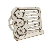Wood Mechanical Building Toys Marble Run Track Children Small Inventions