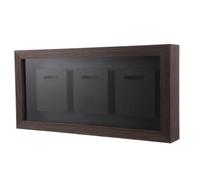 Wood Medal Display Case 3-slots Shadow Box for Awards