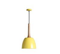 Wood Metal Chandelier with E27 Socket Postmodern Minimalist Personality Restaurant Bedroom Bedside Kitchen Island L