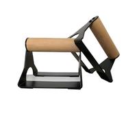 Wood Metal Stretch Stand Push-up Stands Bars Calisthenics Handstand Non-Slip Yoga and Gymnastic Training Tool Double Rod for Fitness, Gymnastics, Aerobics