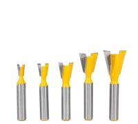 Wood Milling Cutter 1pc 8mm Shank Dovetail Joint Router Bits Set 14 Degree Woodworking Engraving Bit Milling Cutter for Wood Router Bit(8x6.35)