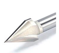 Wood Milling Cutter 1PCS 45 60 Degree V Bit Tungsten 3D V-Shaped Engraving Router CNC Woodworking Tool for Hardwood MDF Plywood Router Bit(V00907)